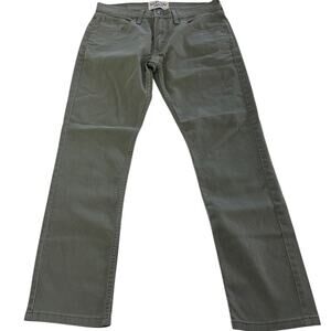 Levis Jeans Mens 32 x 29 Green Skinny Fit Pants Cotton